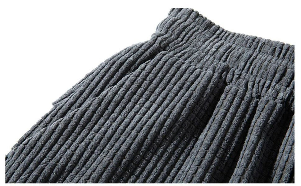 Men's Baggy Corduroy Jogger Pants | Comfortable Casual Trousers