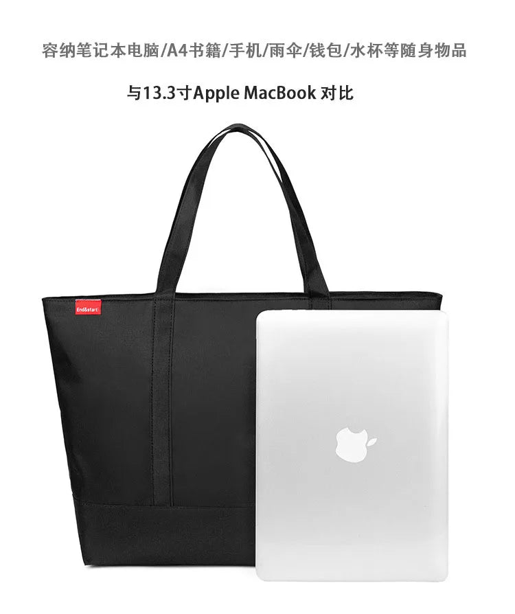 Men's Casual Oxford Tote Bag | Stylish Shoulder Handbag for Men