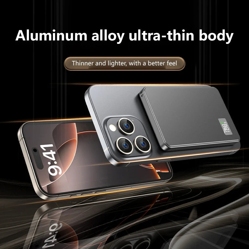 50000mAh Magnetic Wireless Power Bank | Fast Charging External Battery