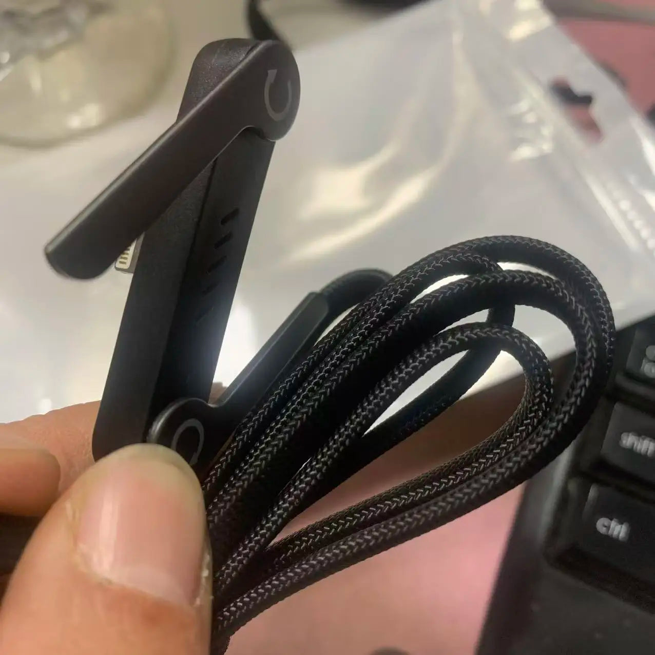 USB Type C Flat Charger Cable with Kickstand | 240W Charging
