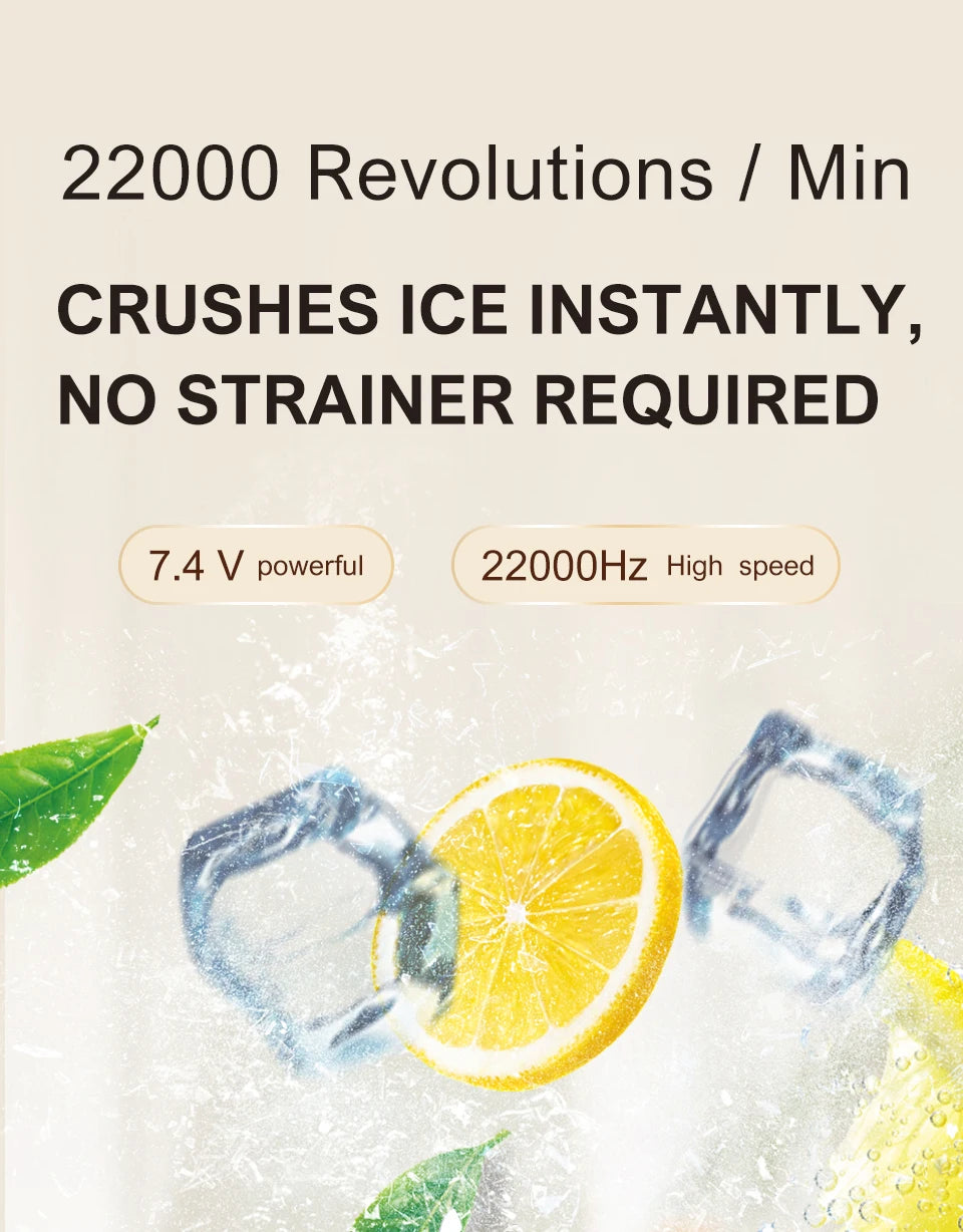 Portable Electric Blender | Multifunctional Mini Juicer for Smoothies