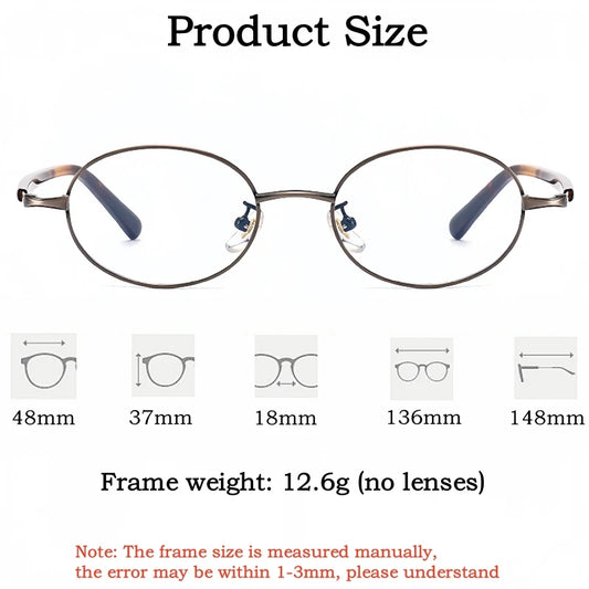 Gafas graduadas ovaladas retro unisex | Moda atemporal en gafas