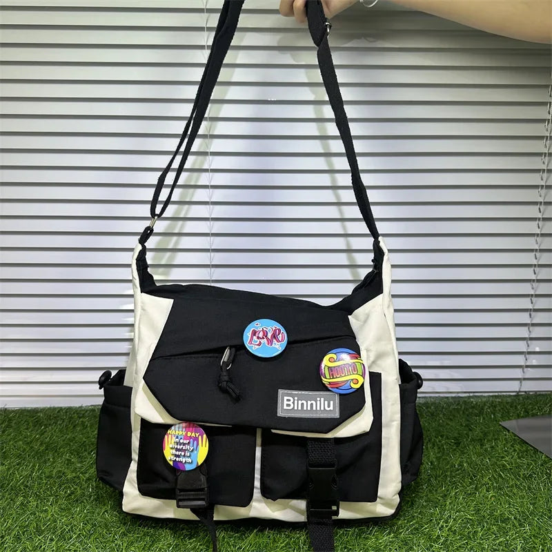 Bolso cruzado de hombro para hombre joven | Bandolera moderna para campus