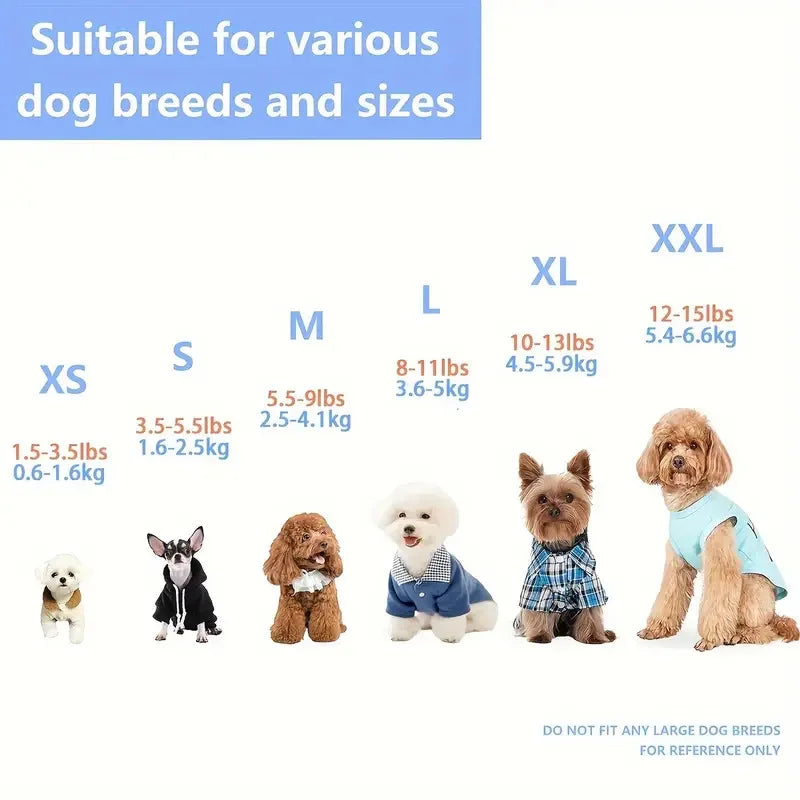 2PCS New Pet Vest Cat Dog Summer Schnauzer Puppy Teddy Small Dog Bichon Cat Clothes Spring, Autumn, Summer