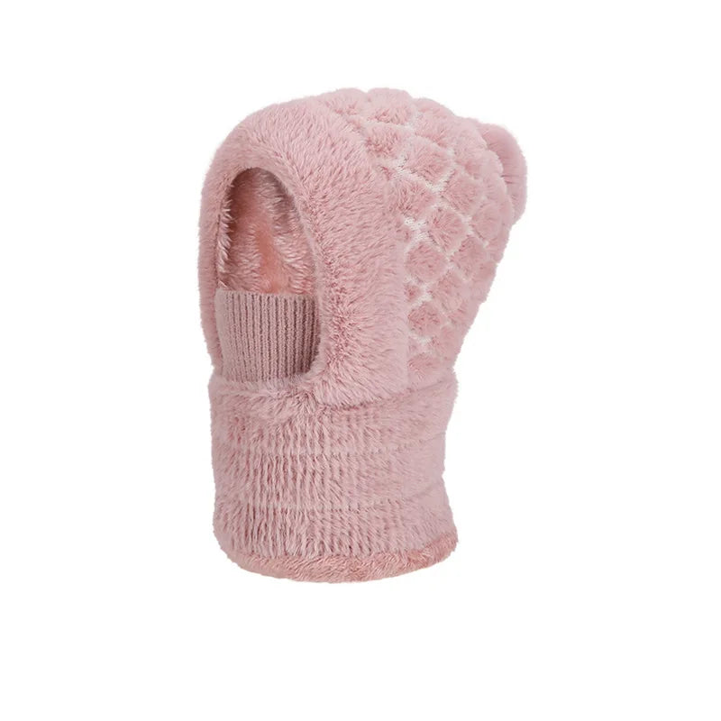 Women's 3-in-1 Fleece Lined Cycling Balaclava | Winter Windproof Hood