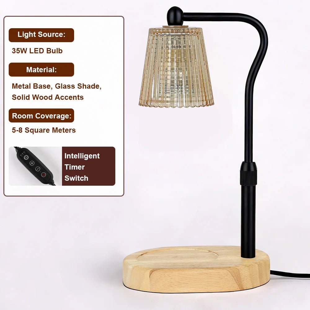 Electric Wax Melts Timer Candle Warmer Lamp | Aromatherapy Decor