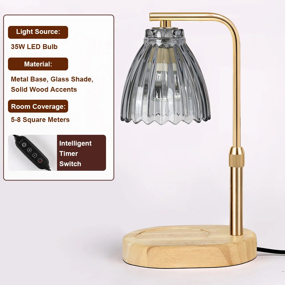 Candle Warmer Lamp with Timer | Aromatherapy Night Light