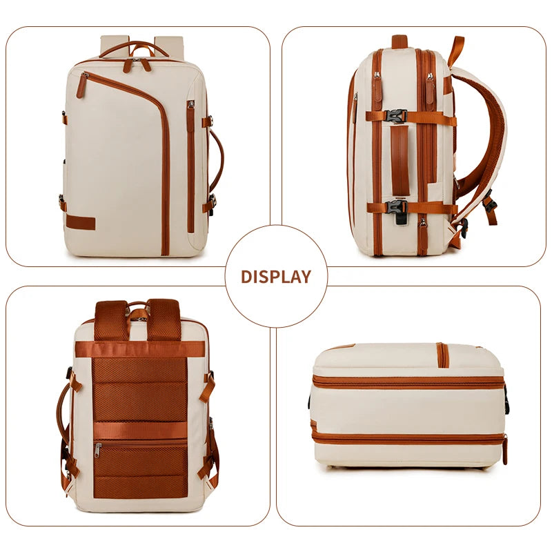 Unisex Simple Business Computer Backpack | Large-Capacity Travel Bag