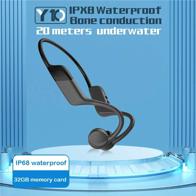 Wireless Bone Conduction Earphones | Waterproof Bluetooth Headphones