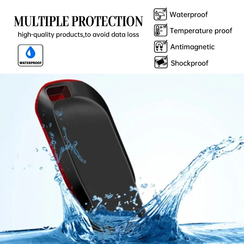 High Speed USB Flash Drive - Waterproof Memory Stick Options