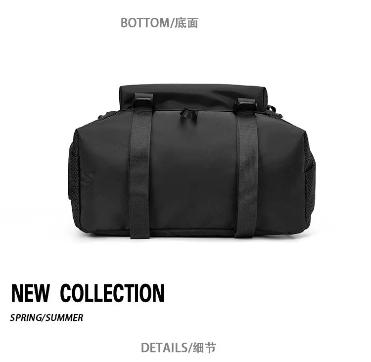 Functional Large Capacity Men's Backpack for Travel and School