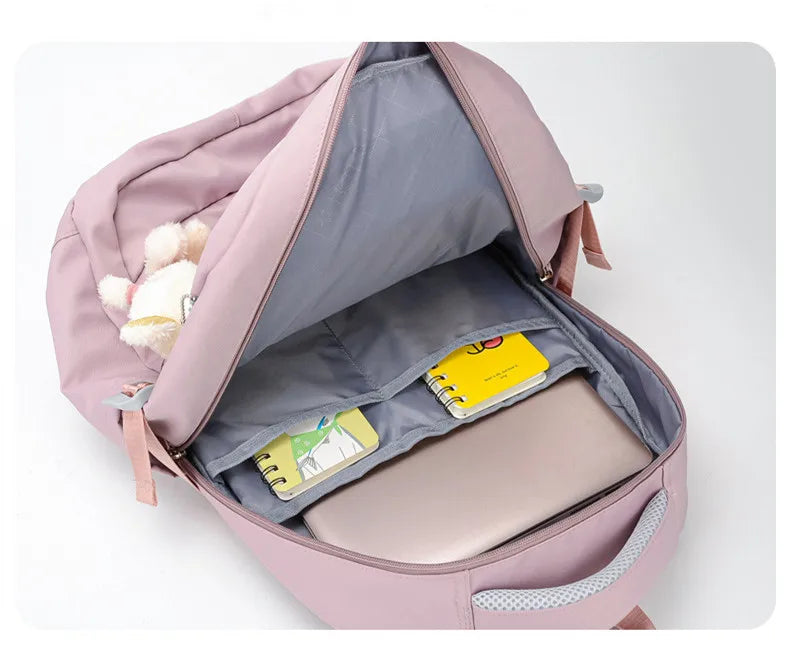 Stylish Pink School Backpack for Girls | Fashion Meets Functionality