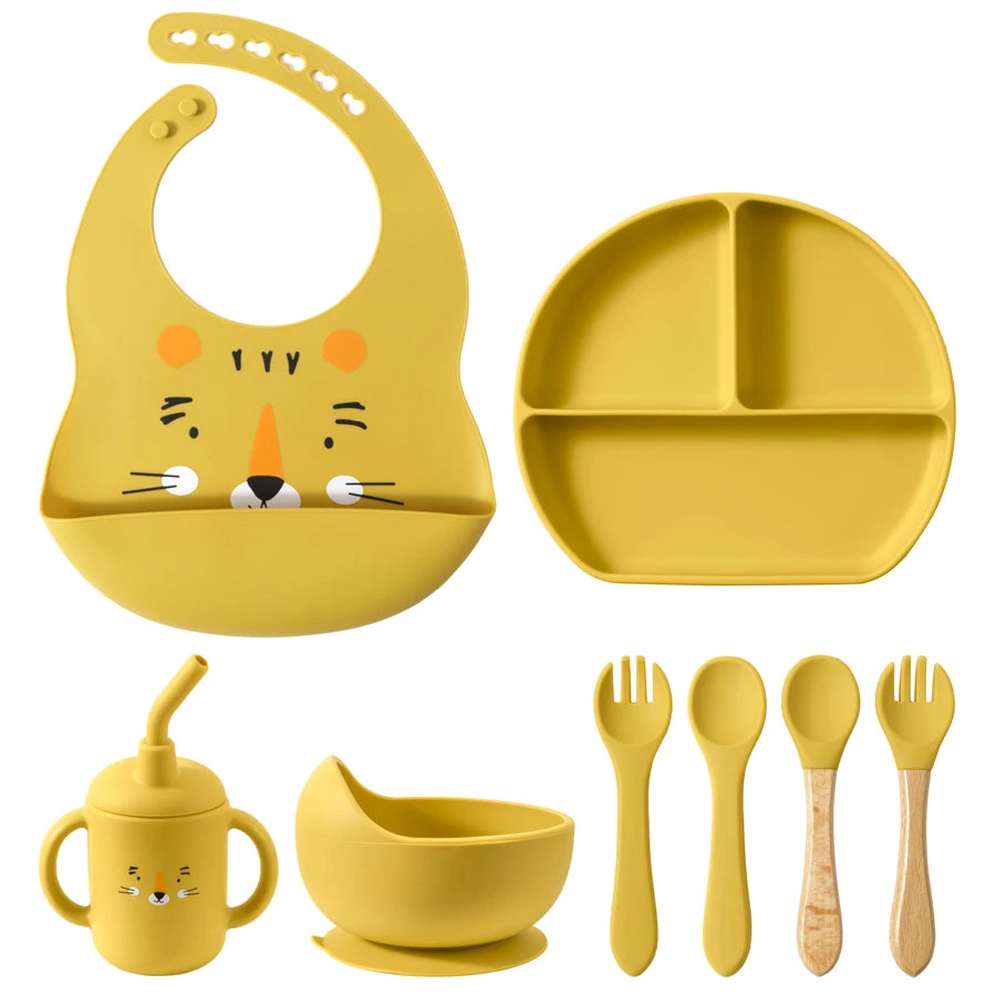 Silicone Baby Dinnerware Set | Safe & Fun Feeding Essentials