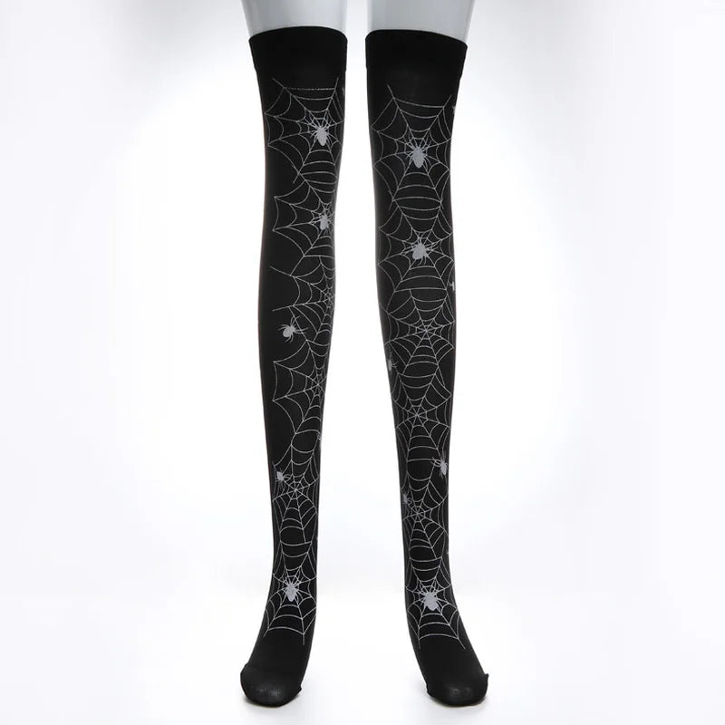 Gothic Long Sexy Stockings | Dark Harajuku Thigh High Hosiery