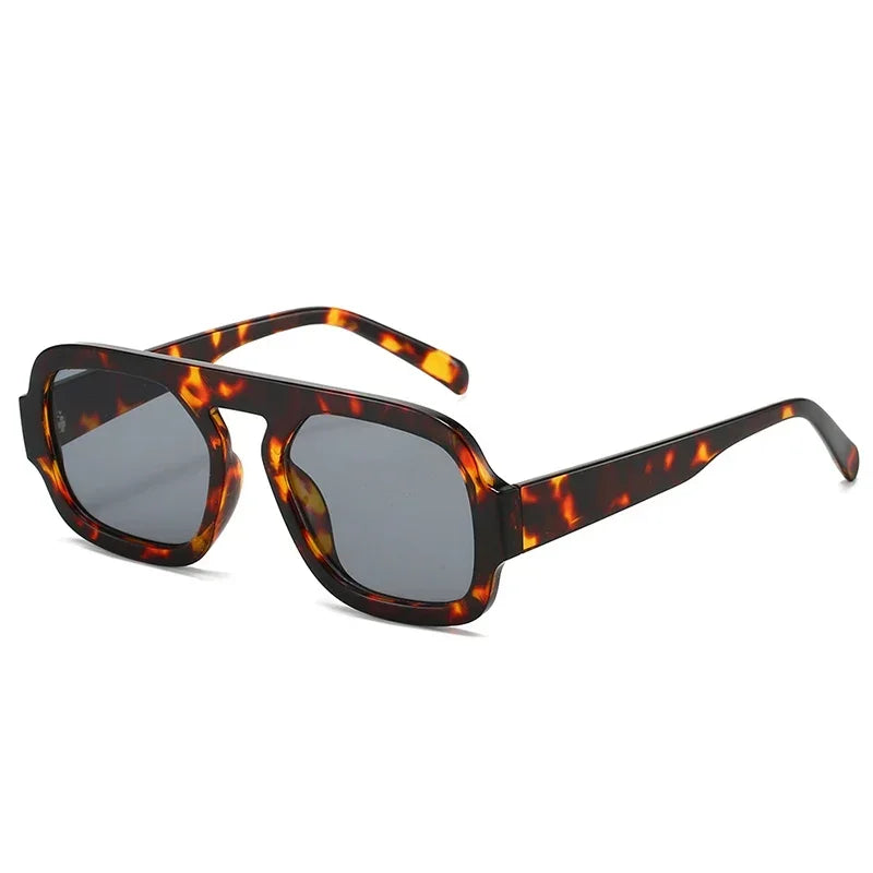 Retro Square Sunglasses for Men and Women | UV400 Protection Shades