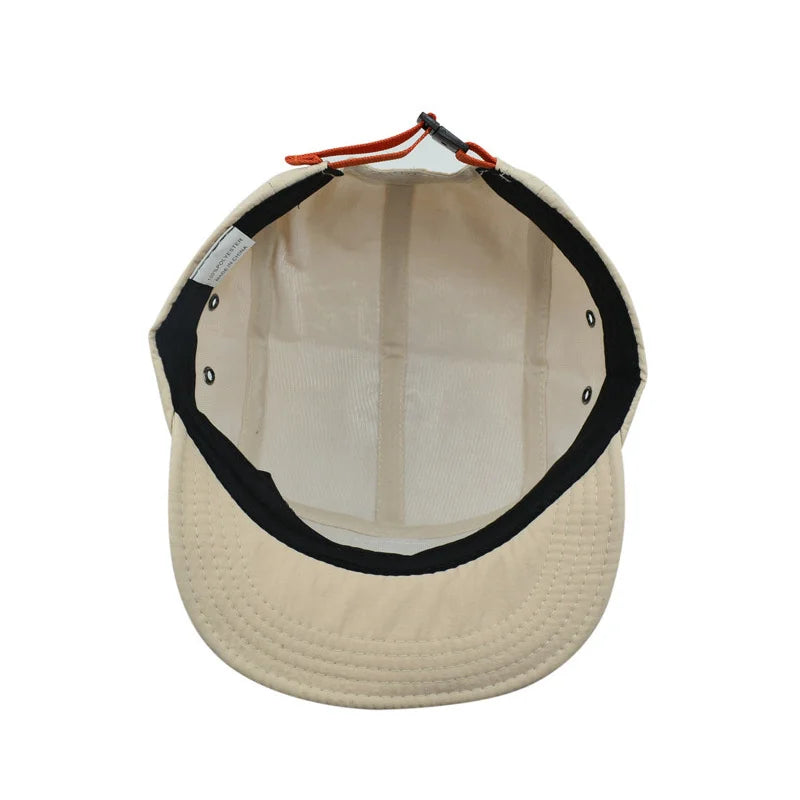 Adjustable 5 Panel Baseball Cap | Quick-Drying Sunscreen Hat