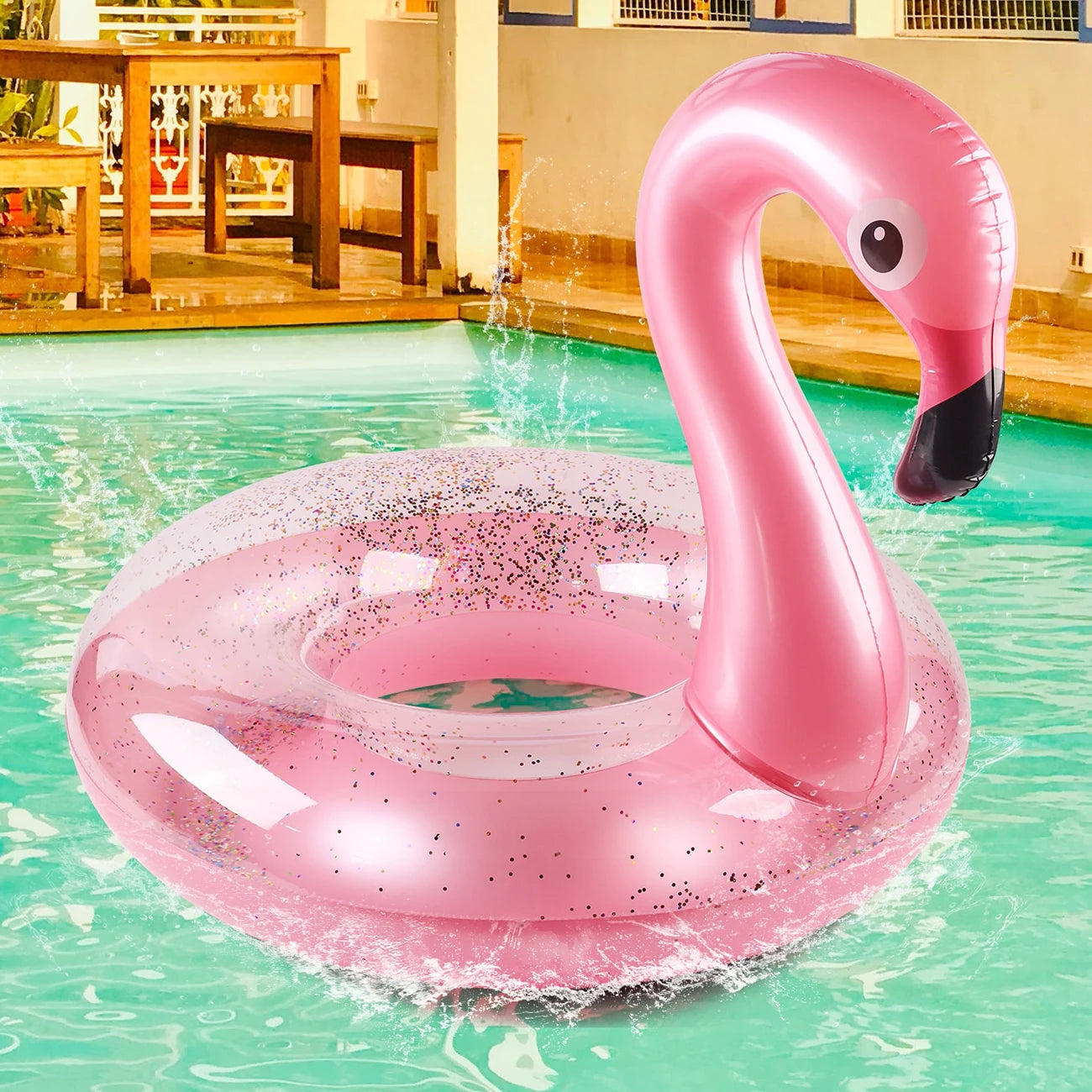 Flamingo Pool Float | Fun Inflatable Raft for Summer Parties