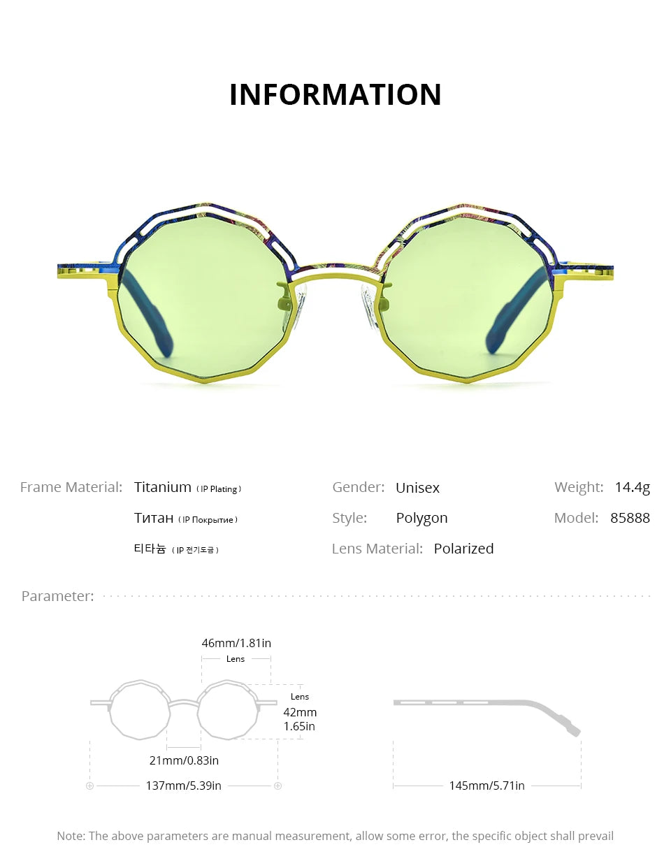 Stylish Vintage Round Polarized Sunglasses for Men & Women