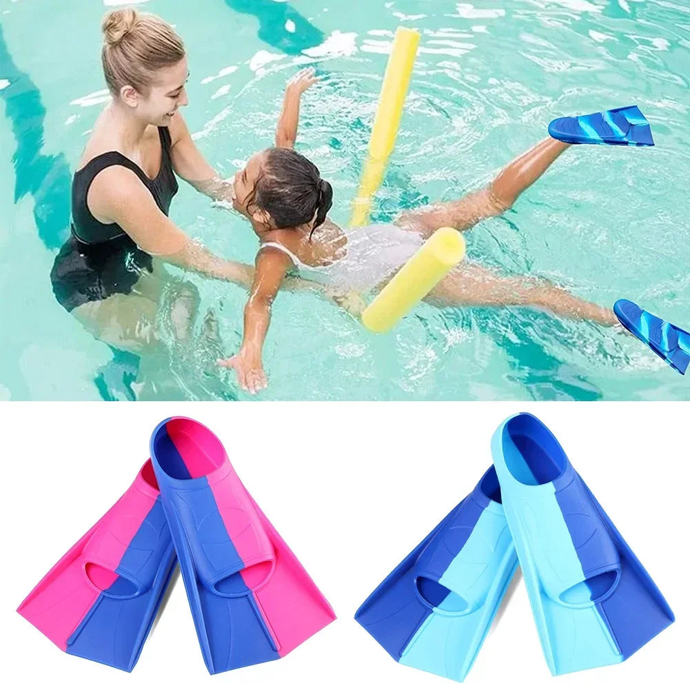 Silicone Short Diving Fins for Men, Women & Kids | Swim with Ease