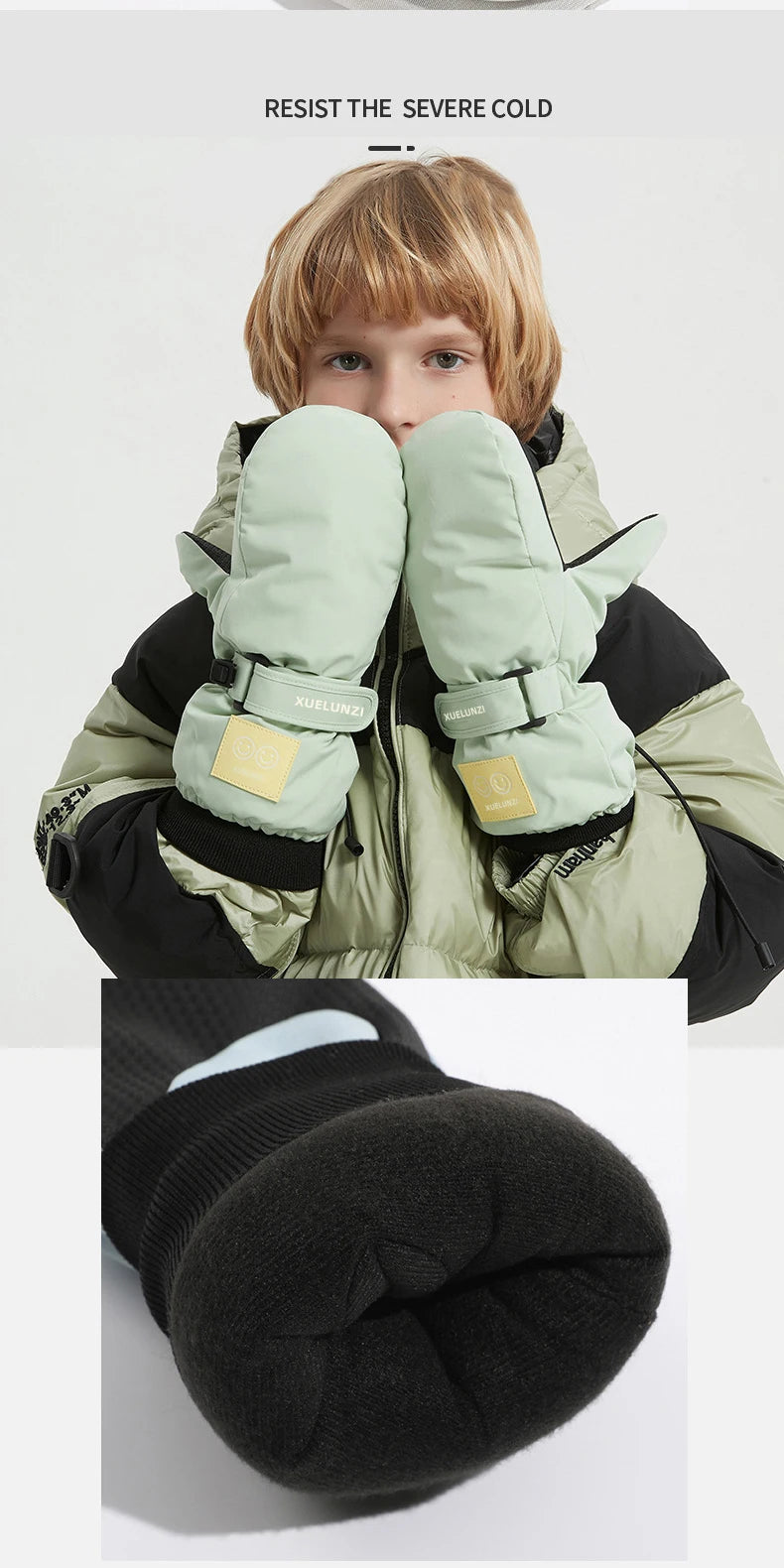 Waterproof Kids Ski Mittens | Warm Insulated Gloves for Winter Fun