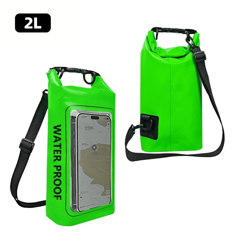 Waterproof Mobile Bag for Outdoor Sports | 2L PVC Dry Handbag
