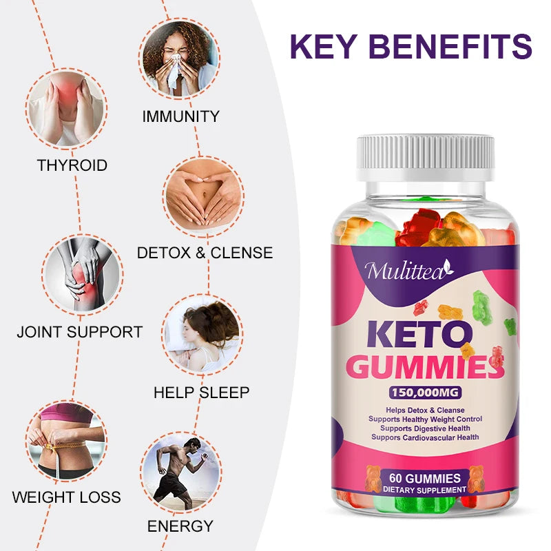 120 Count Keto Gummies for Body Management | Apple Cider Vinegar