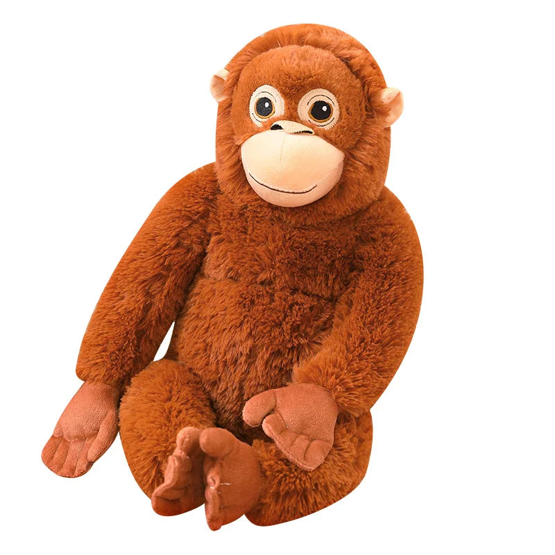 65cm Cartoon Gorilla Plush Toy | Soft Monkey Stuffed Doll