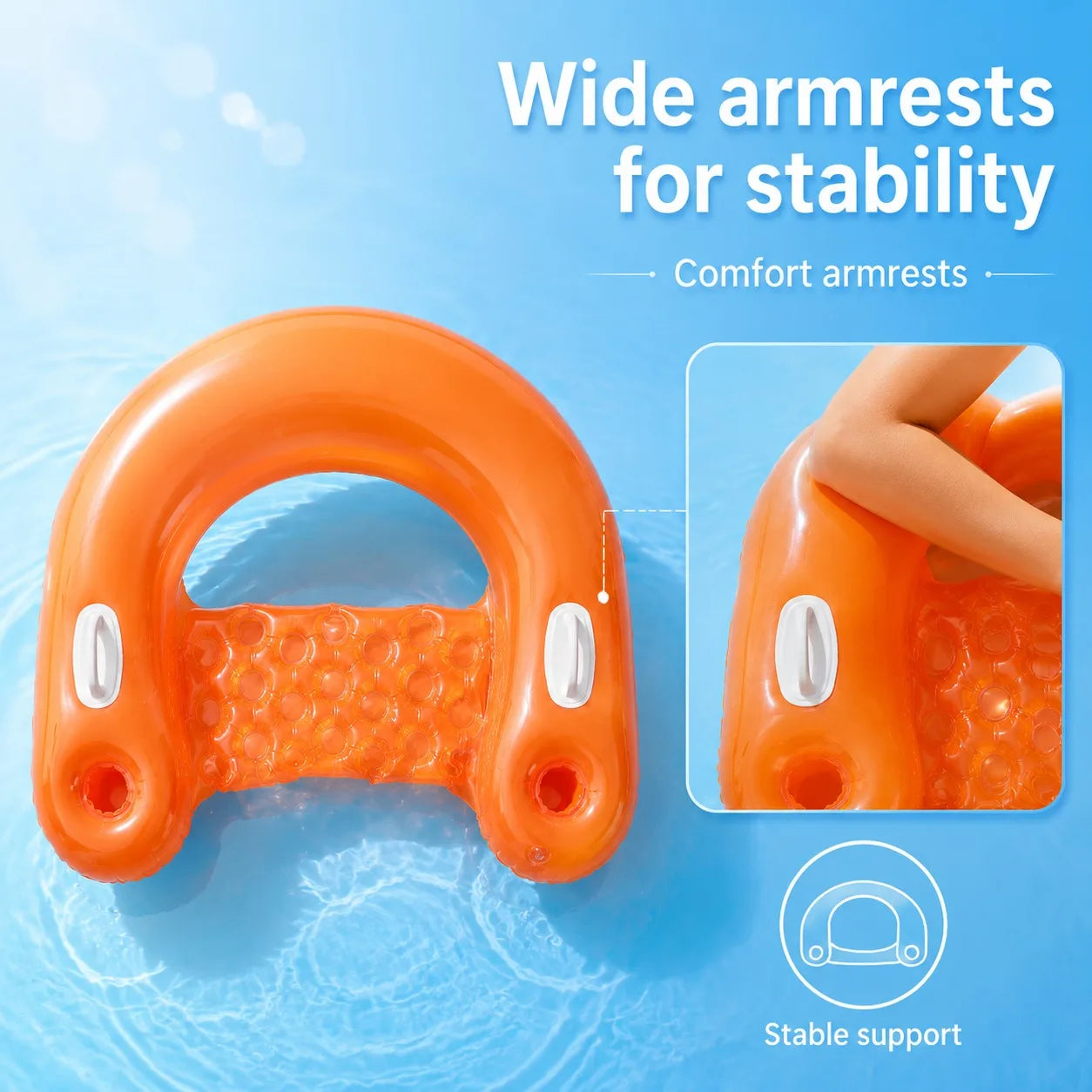 Inflatable Water Hammock Recliner | Ultimate Pool Relaxation