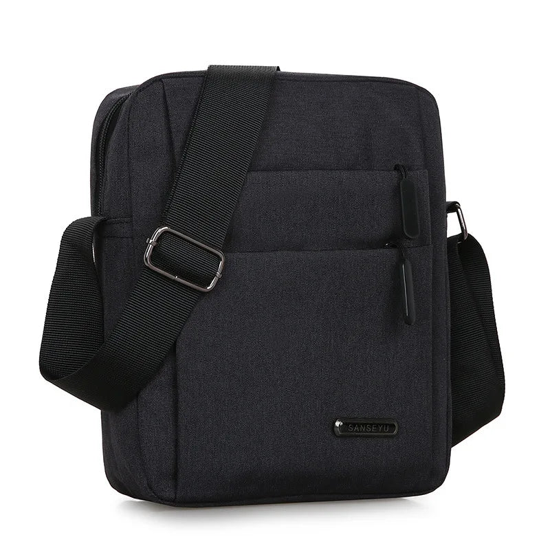 Men's Multi-Layer Zipper Crossbody Phone Bag for Travel