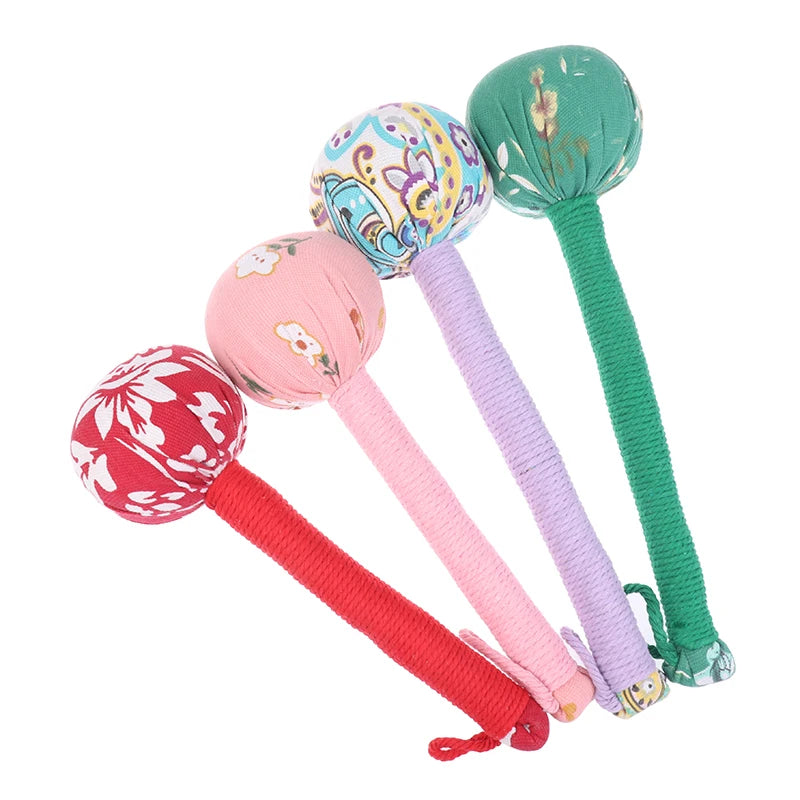 Long-Handled Wormwood Massage Hammer for Stress Relief