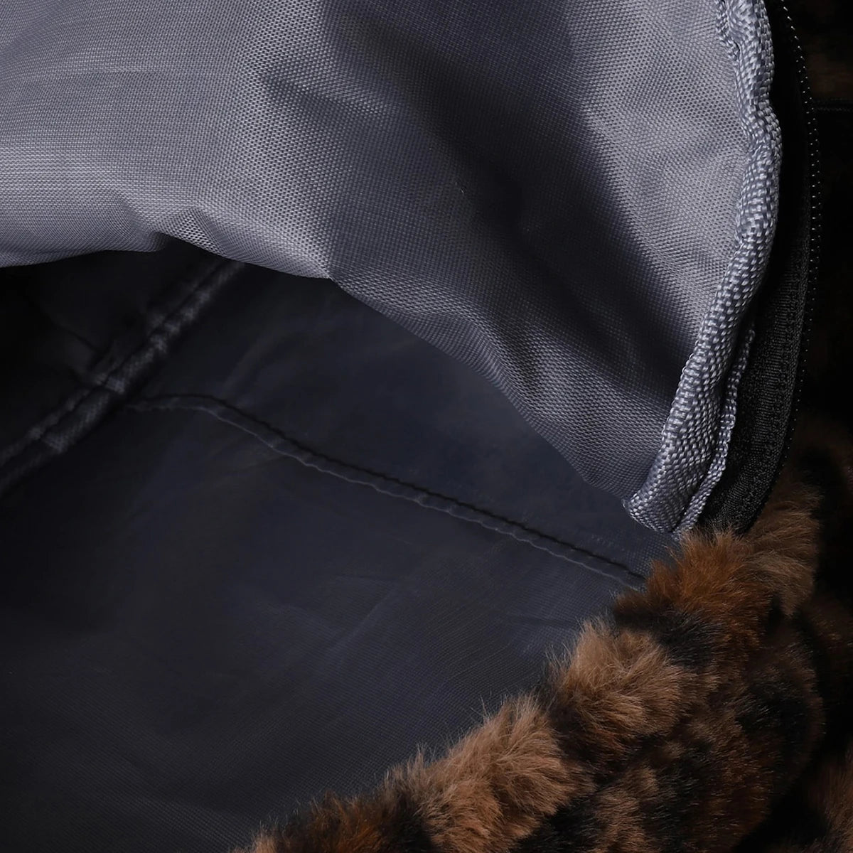 Luxury Leopard Print Women's Backpack | Plush & Stylish