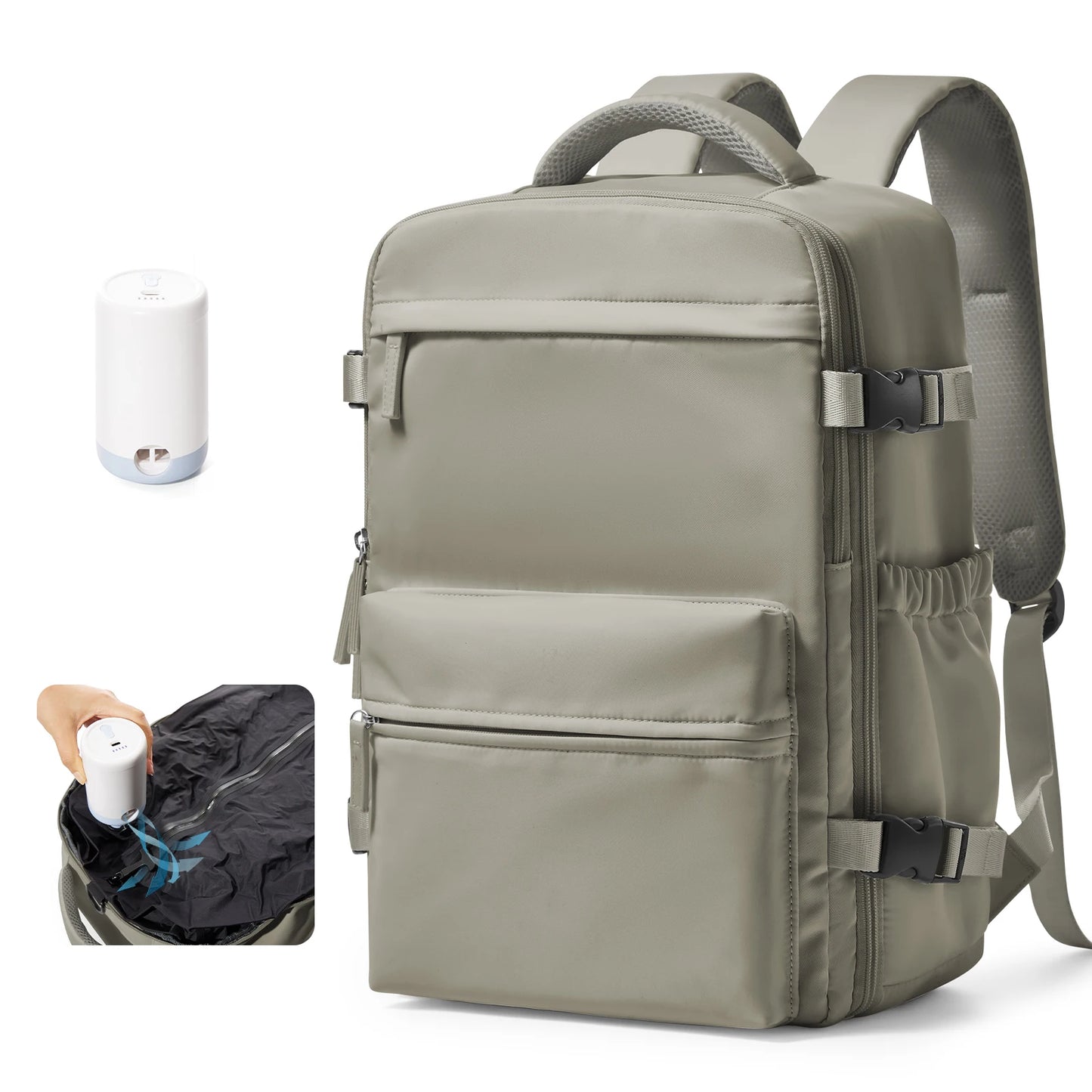 Lightweight Travel Vacuum Backpack - Airline Approved 40x29x15cm