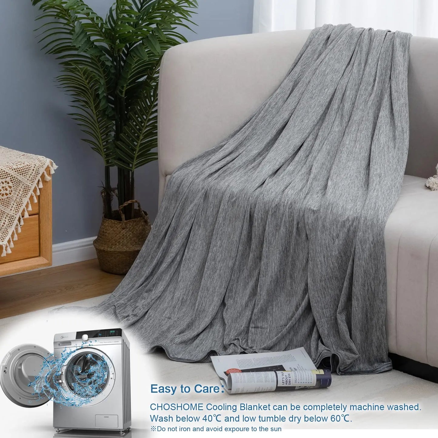Lightweight Cooling Blanket | Breathable Summer Comforter
