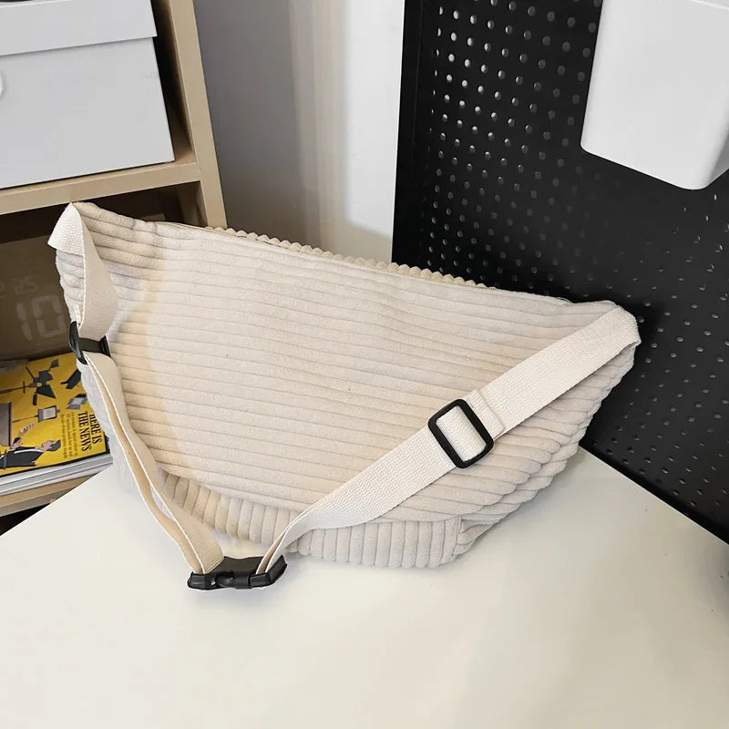 Large Capacity Casual Waist Bag | Stylish Crossbody Phone Purse