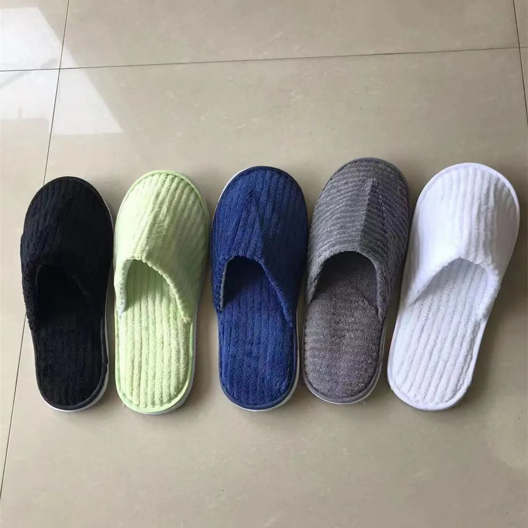 Comfortable Disposable Cotton Slippers | Hotel & Home Use