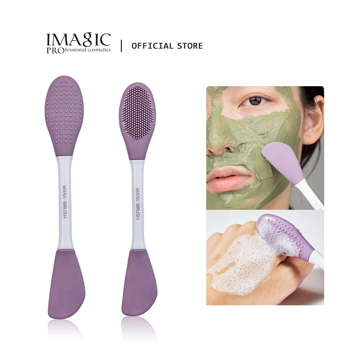 Dual-Use Silicone Facial Cleansing Brush | Deep Clean & Exfoliate