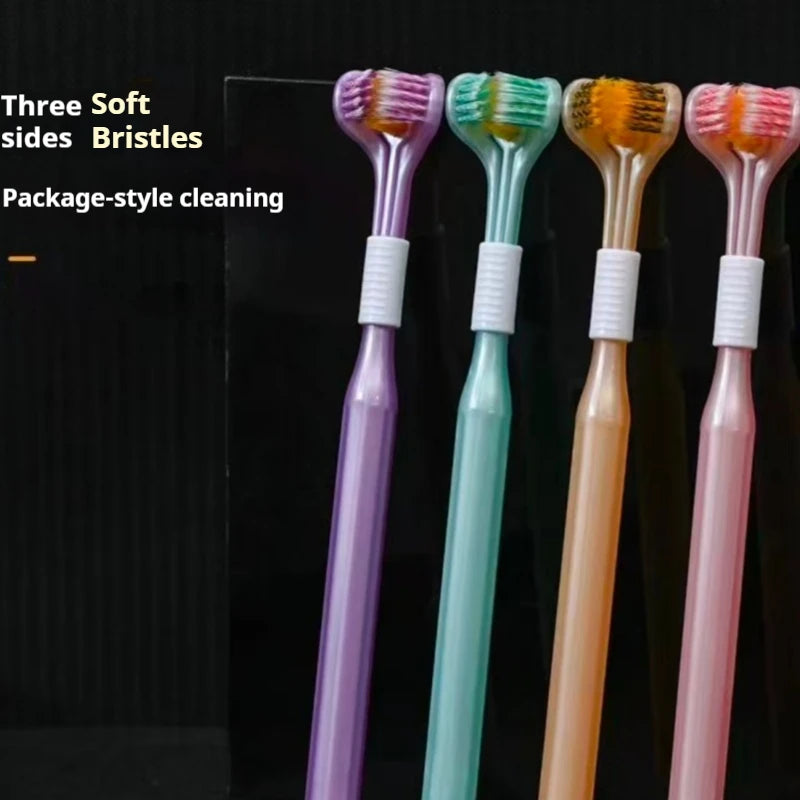 4-Pack Premium Toothbrush Set | Soft Bristles & Elegant Design