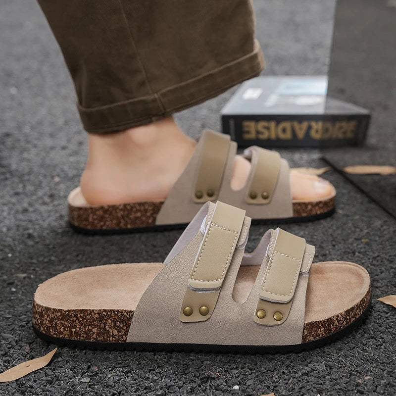 Men's Sandals, Fashionable and Versatile Casual Sandals for Couples, Suitable for Walking and Leisure, Suitable for Indoor and Outdoor Use, Beach-Friendly, Unisex, Suitable for All Seasons