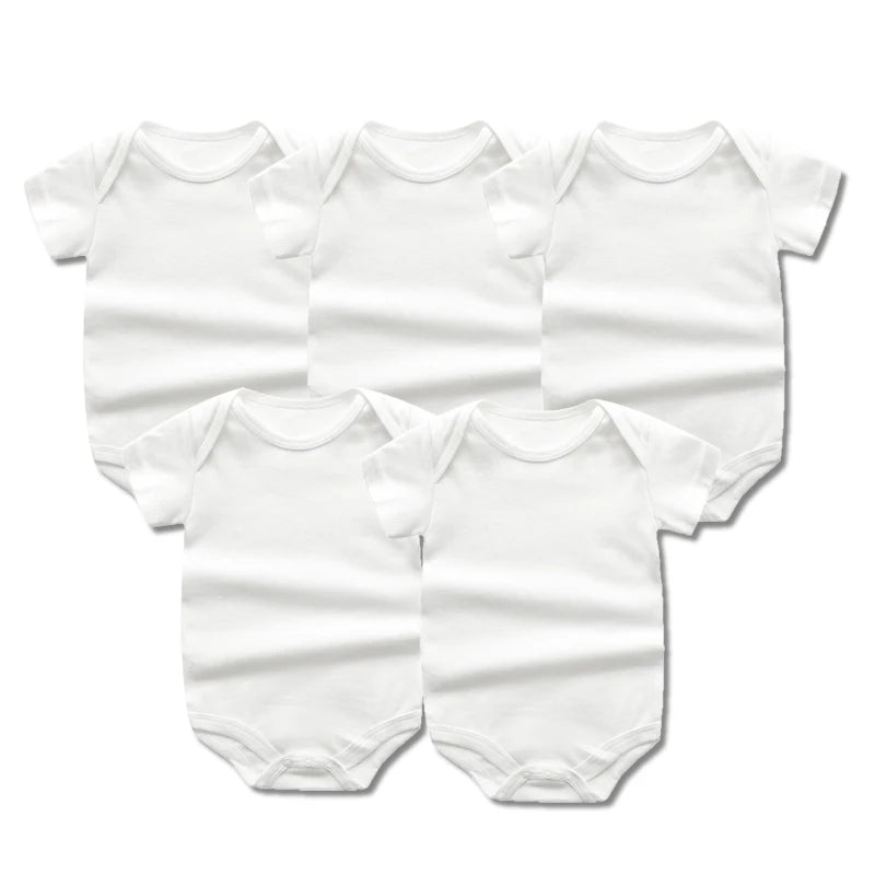 5 mamelucos de verano para bebé | Lindos peleles de algodón para bebés
