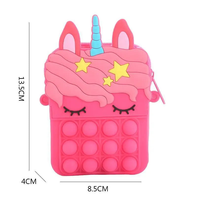 Unicorn Cross Bag - Stress Relief Handbag for Kids and Girls