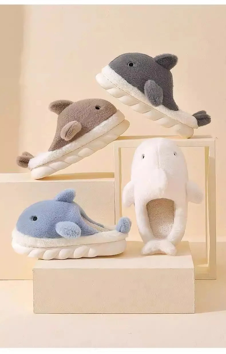 Winter Waterproof Corduroy Cotton Slippers | Cozy Indoor Footwear