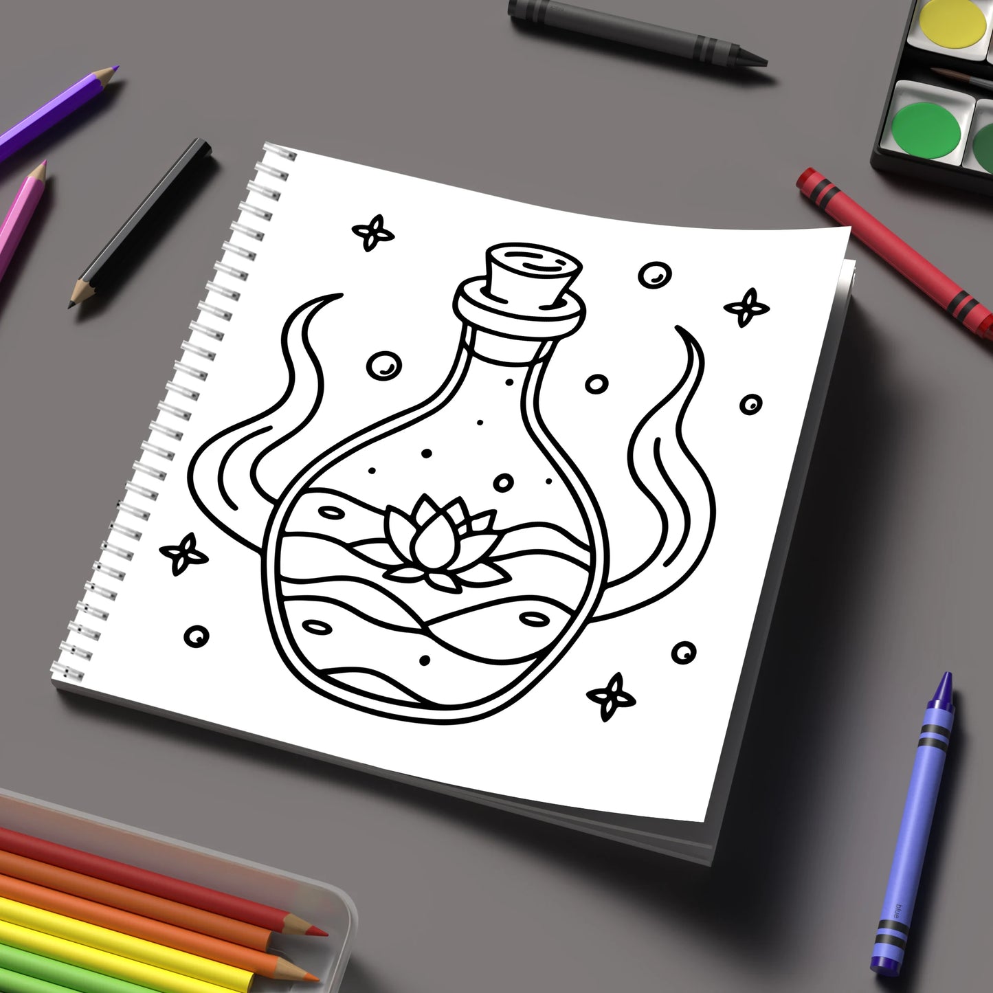 Enchanting Coloring Book for Adults | Fun & Stress Relief Gift
