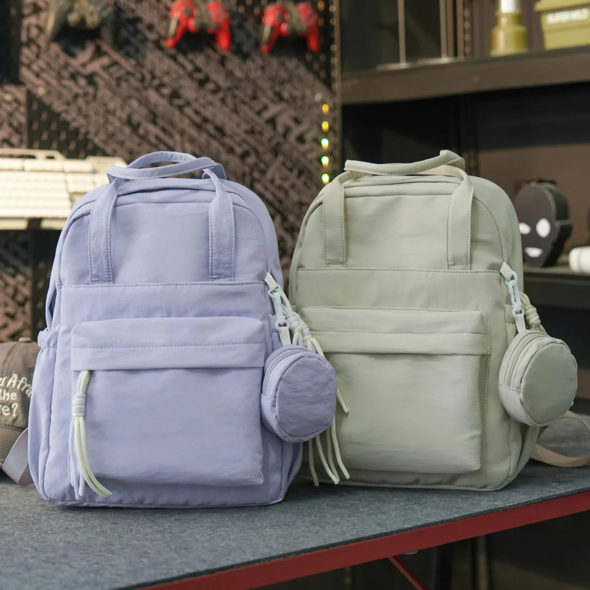 Junior High School and High School Students' Schoolbags, High-Looking, Fresh, Large-Capacity Backpacks, Student Stress-Reducing and Spine-Protecting 2026 New Lightweight Models