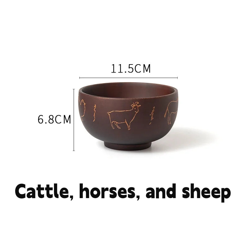 Japanese Style Wooden Soup Bowl | Eco-Friendly Dining Essential