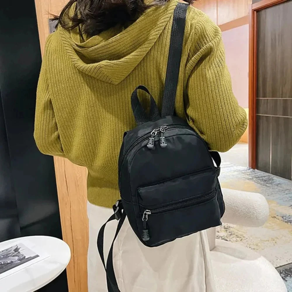 Stylish Women's Nylon Backpack | Versatile Casual Handbag