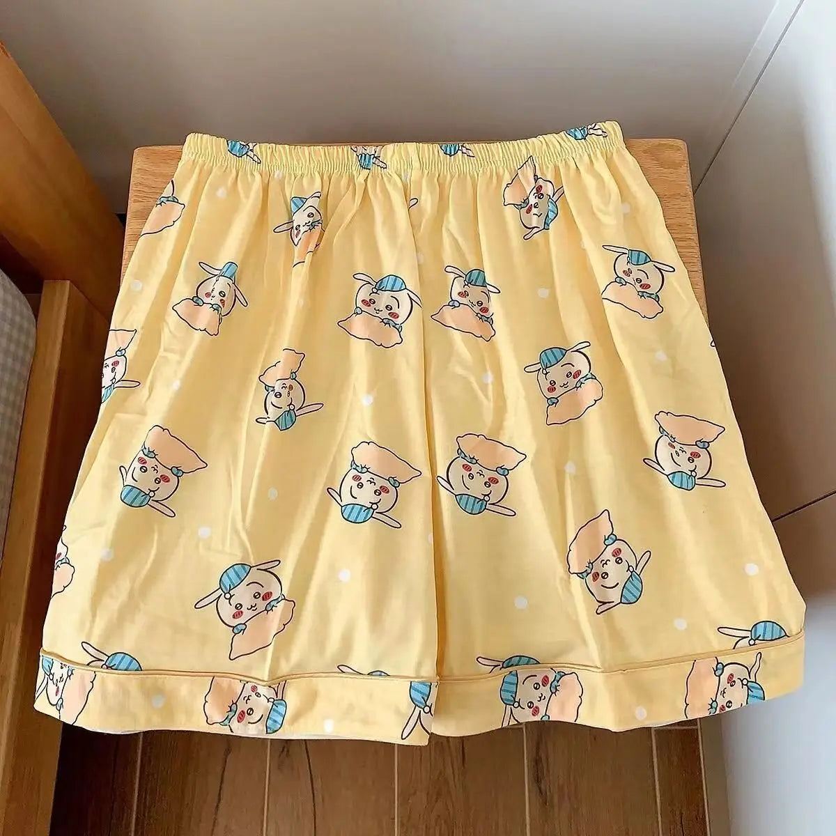 Girls Summer Pajamas Set | Cute Bunny & Cat Home Clothes