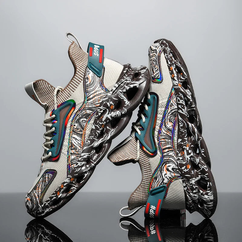 Luxury Men's Casual Sneakers | Versatile Fashion Platform Shoes