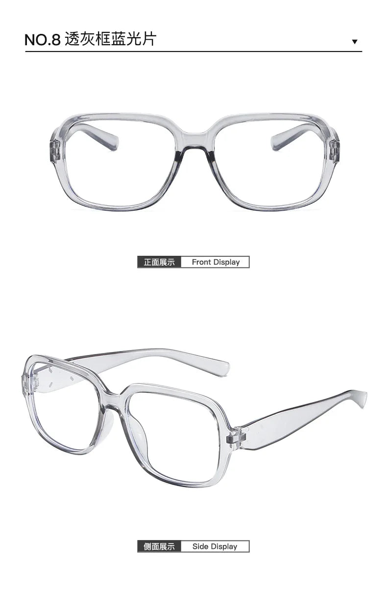 Trendy Retro Black Square Frame Sunglasses for Women & Men