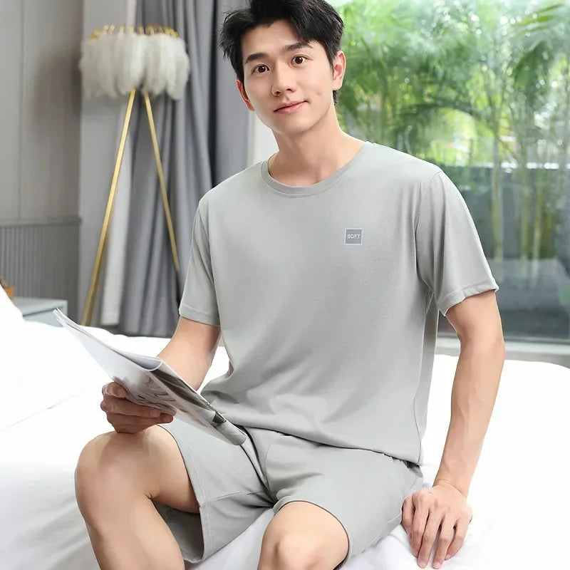 Men's Summer Pajamas | Cool & Comfortable Short-Sleeve Sleepwear