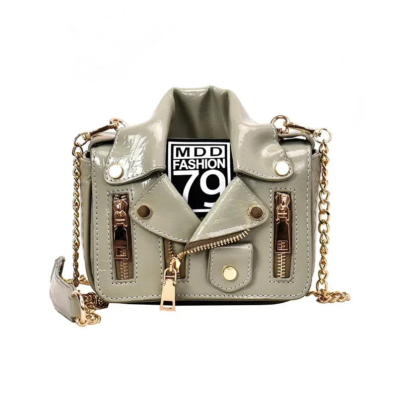 Luxury Motorcycle Shape Shoulder Messenger Bag for Women